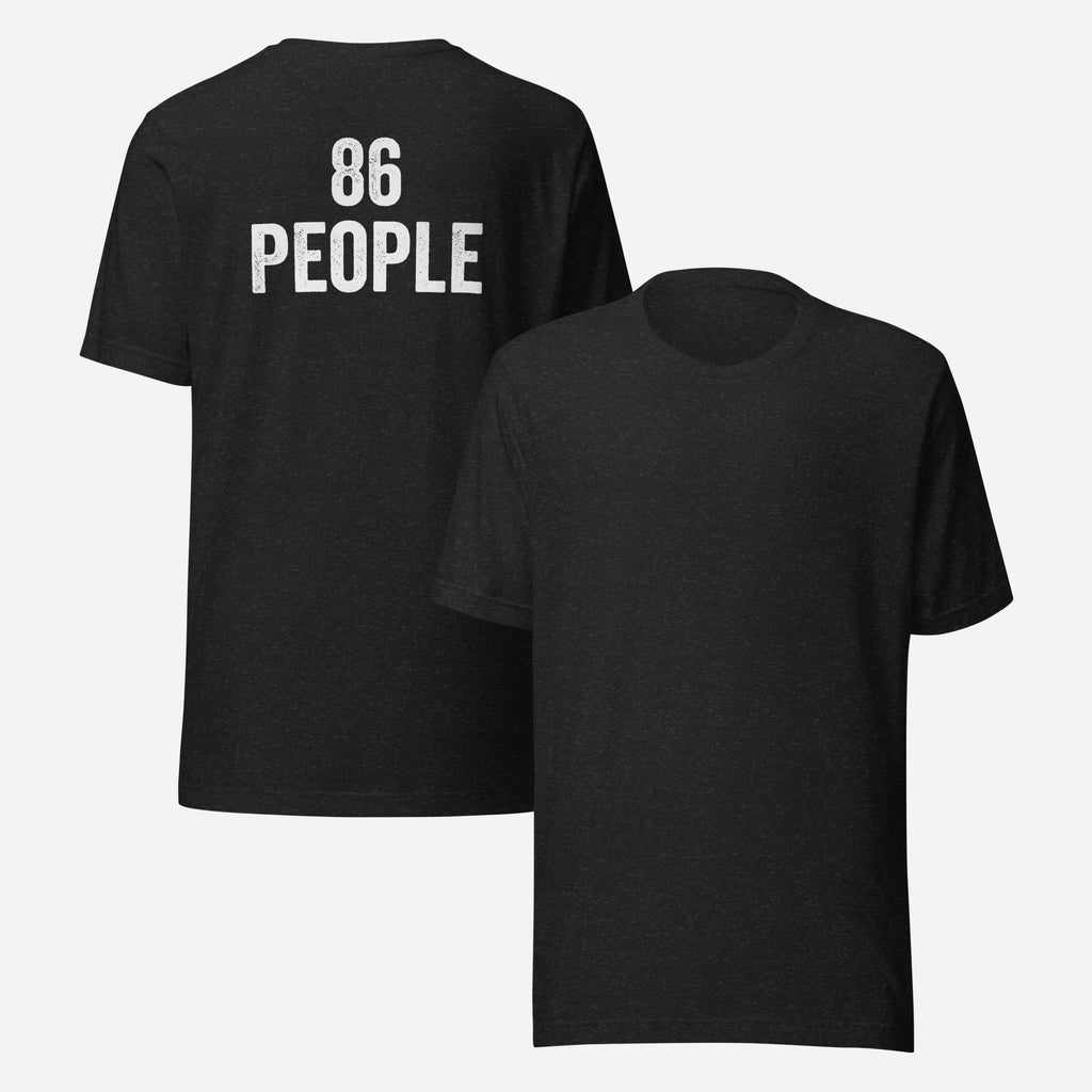 BACK PRINT 86 People Unisex Tee