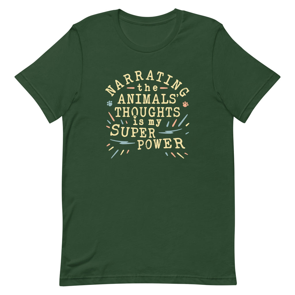 Narrating The Animals Thoughts Men's Signature Tee