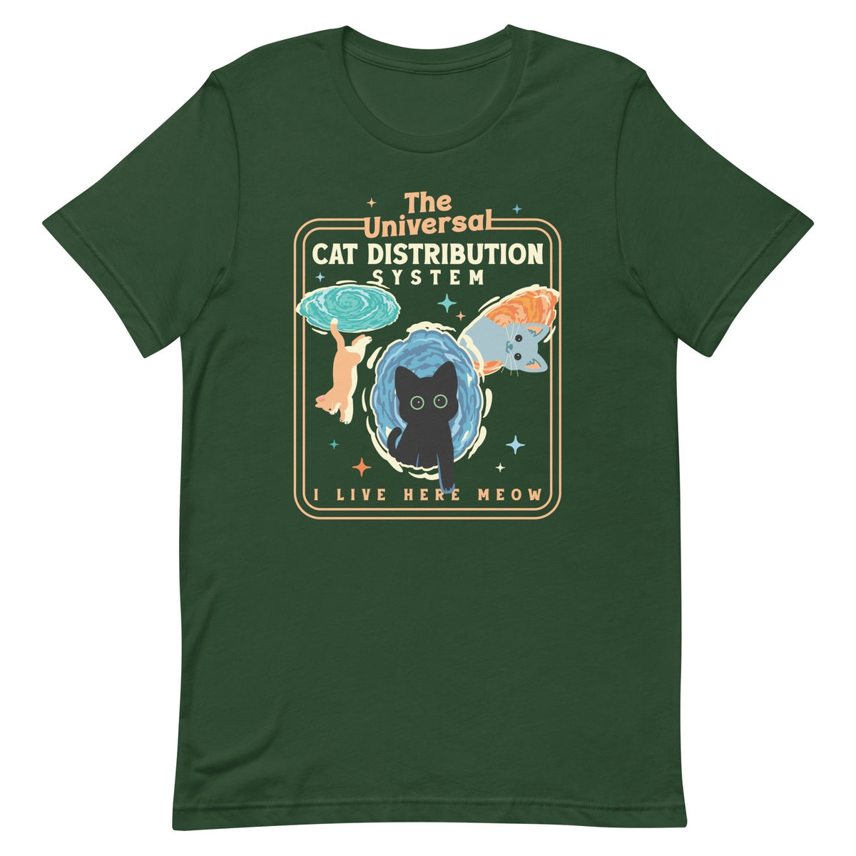 The Universal Cat Distribution System Men's Signature Tee
