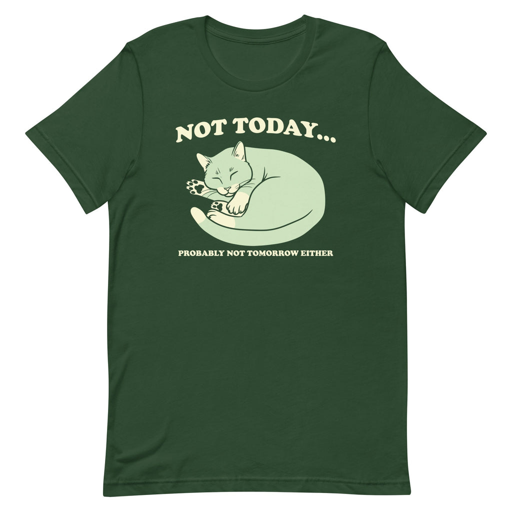 Not Today Probably Not Tomorrow Either Men's Signature Tee