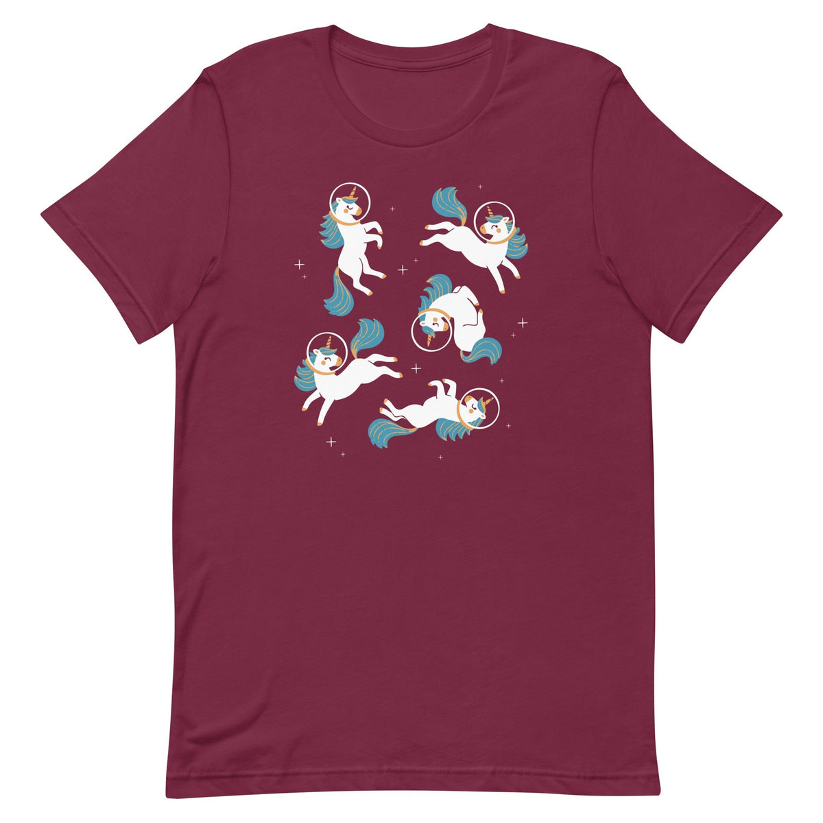 Unicorns In Space Men's Signature Tee