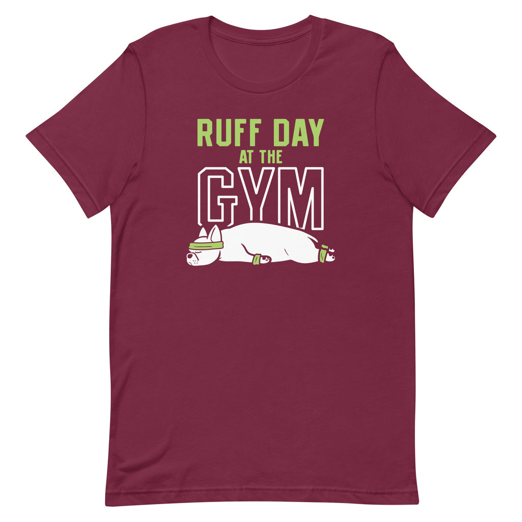 Ruff Day At The Gym Men's Signature Tee