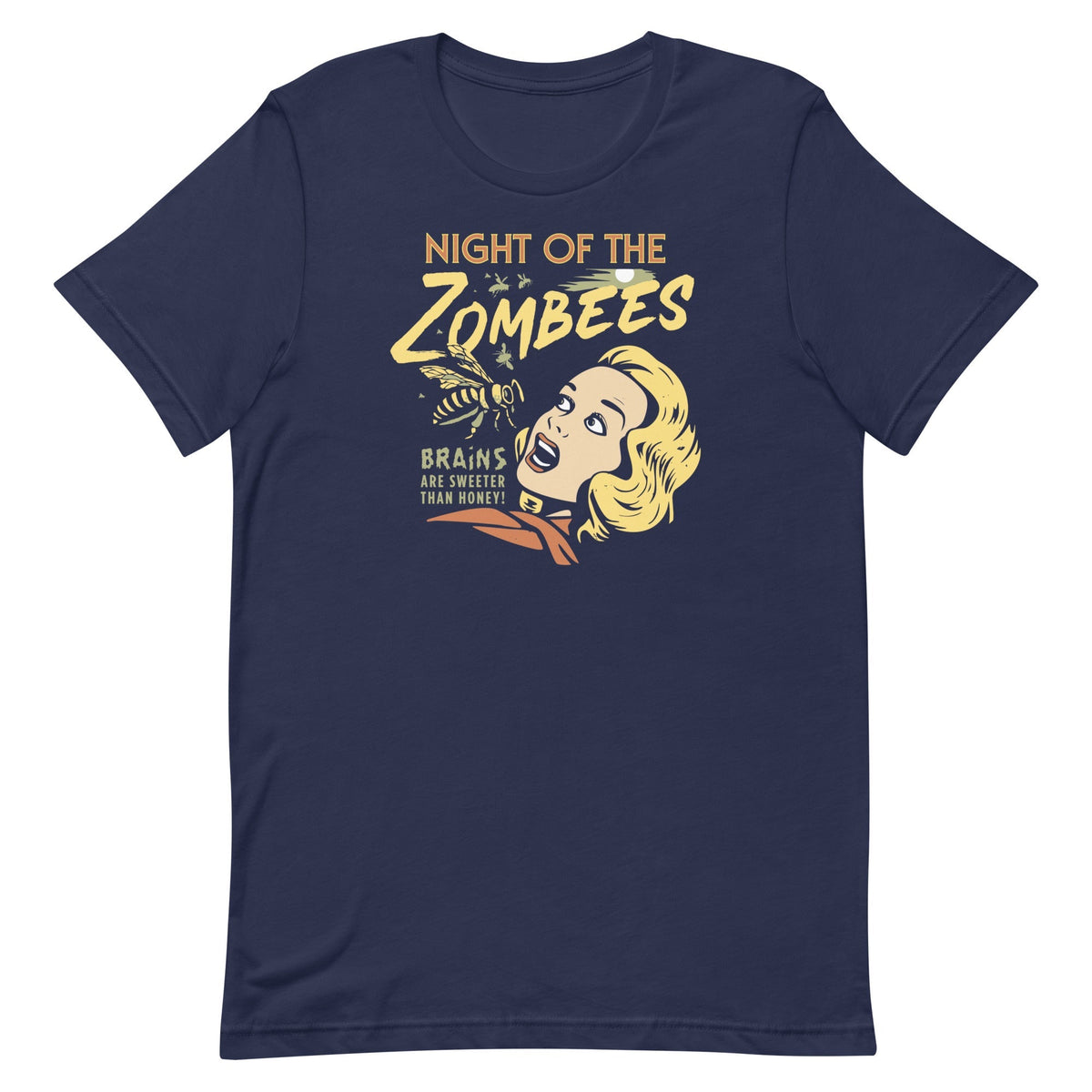 Night Of The Zombees Men's Signature Tee