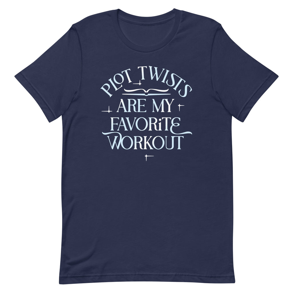 Plot Twists Are My Favorite Workout Men's Signature Tee