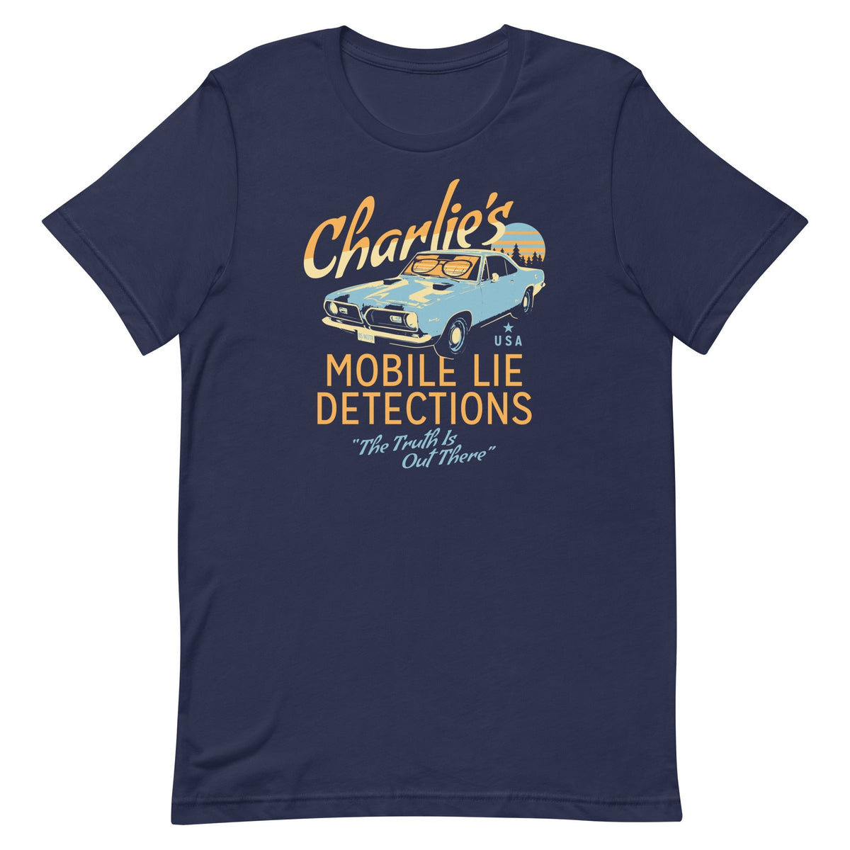 Charlie's Mobile Lie Detection Men's Signature Tee