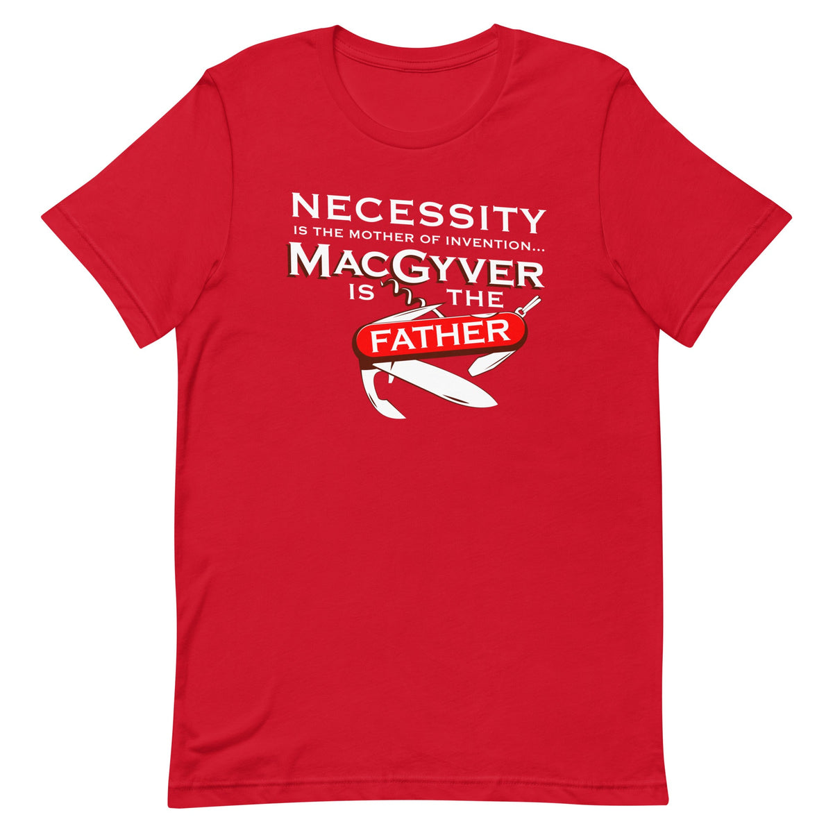 Necessity Is The Mother Men's Signature Tee