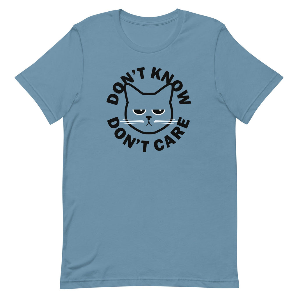 Don't Know Don't Care Men's Signature Tee