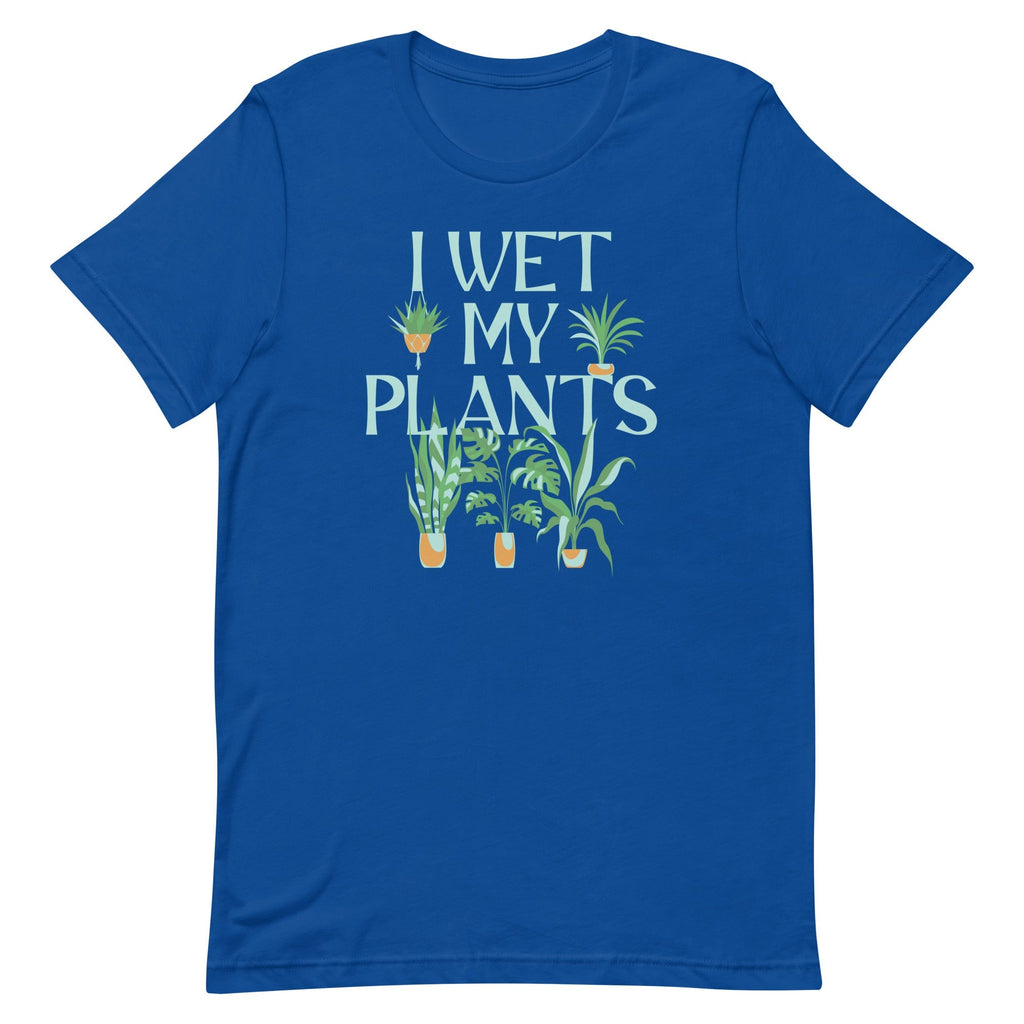 I Wet My Plants Men's Signature Tee