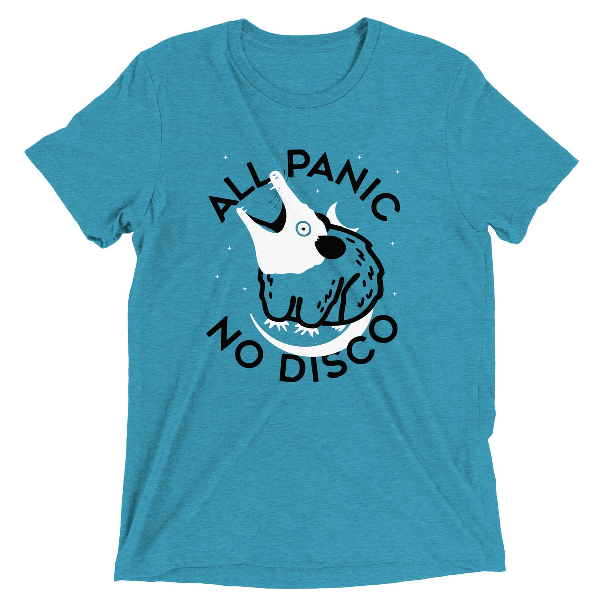 All Panic No Disco Men's Tri-Blend Tee