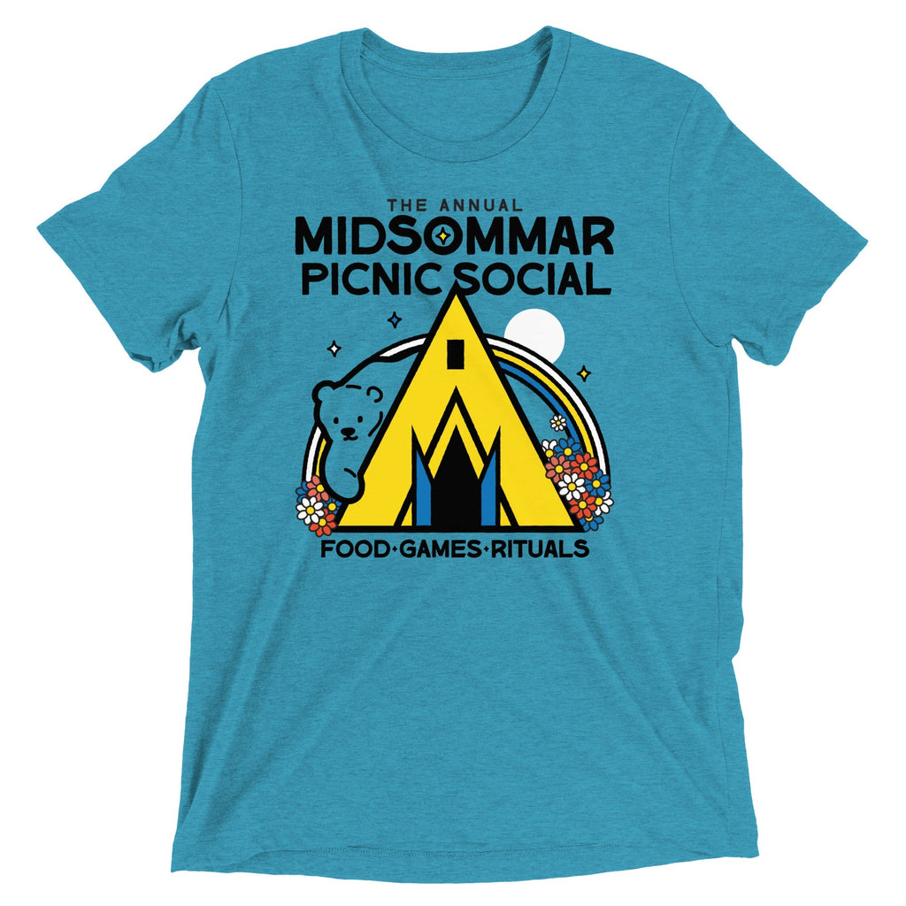 The Annual Midsommar Picnic Social Men's Tri-Blend Tee