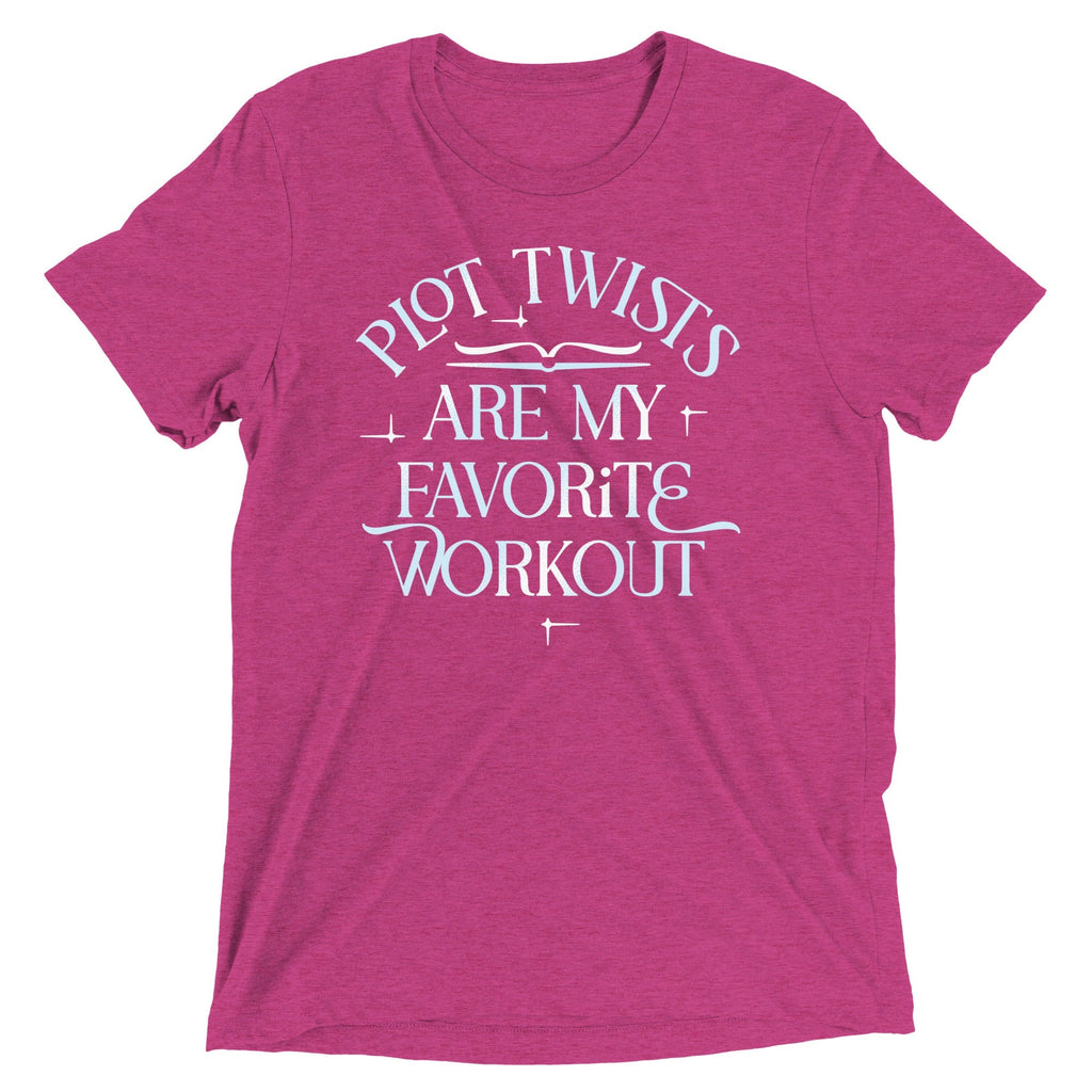 Plot Twists Are My Favorite Workout Men's Tri-Blend Tee