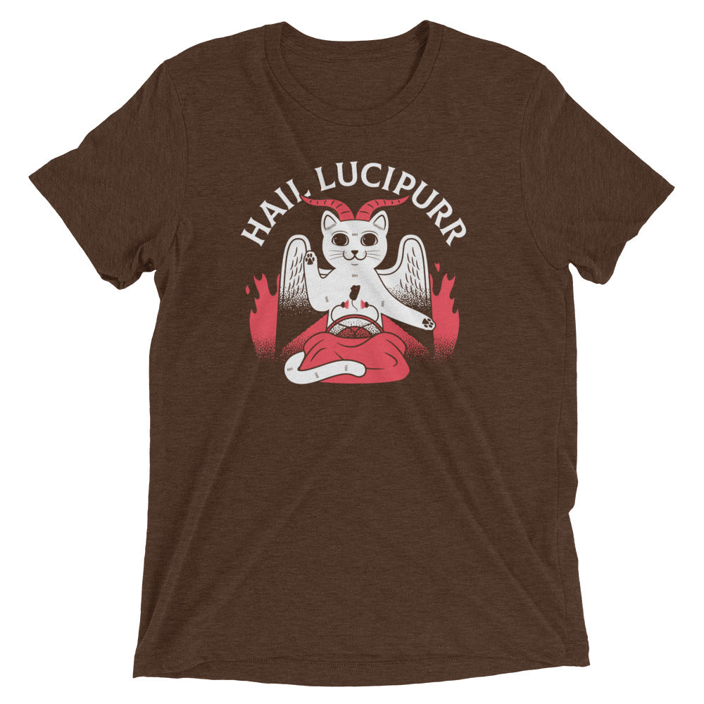 Hail Lucipurr Men's Tri-Blend Tee