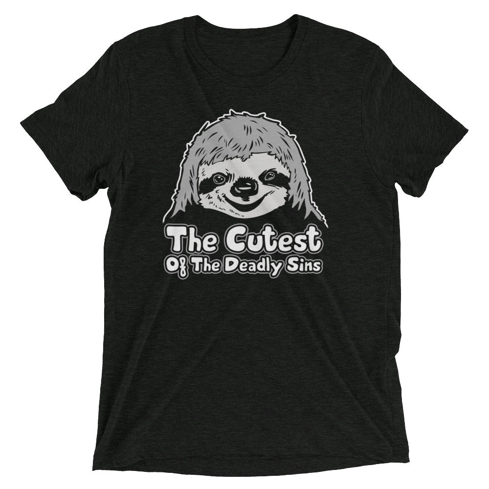 Sloth, The Cutest Of The Deadly Sins Men's Tri-Blend Tee