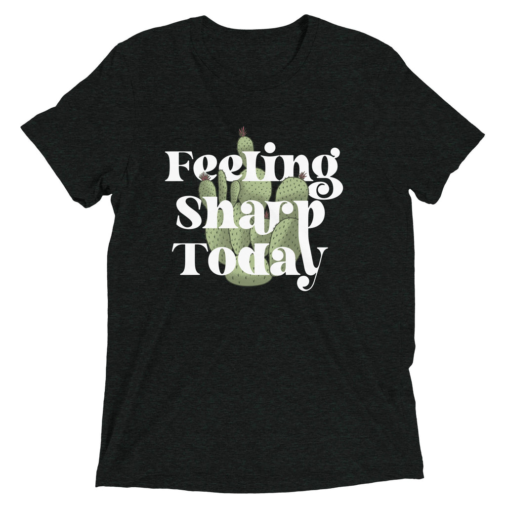 Feeling Sharp Today Men's Tri-Blend Tee
