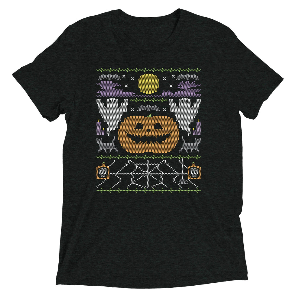 Ugly Halloween Sweater Men's Tri-Blend Tee