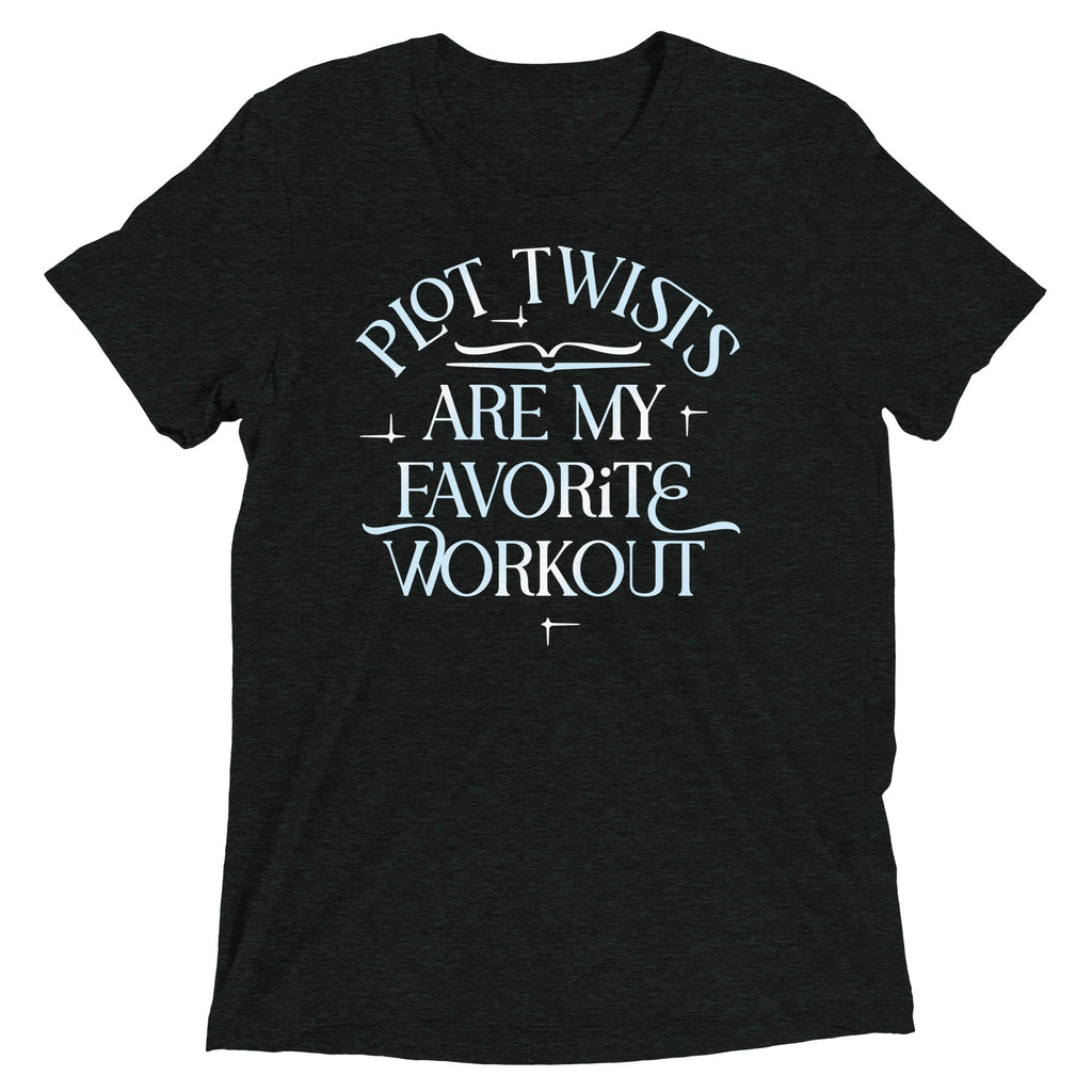 Plot Twists Are My Favorite Workout Men's Tri-Blend Tee