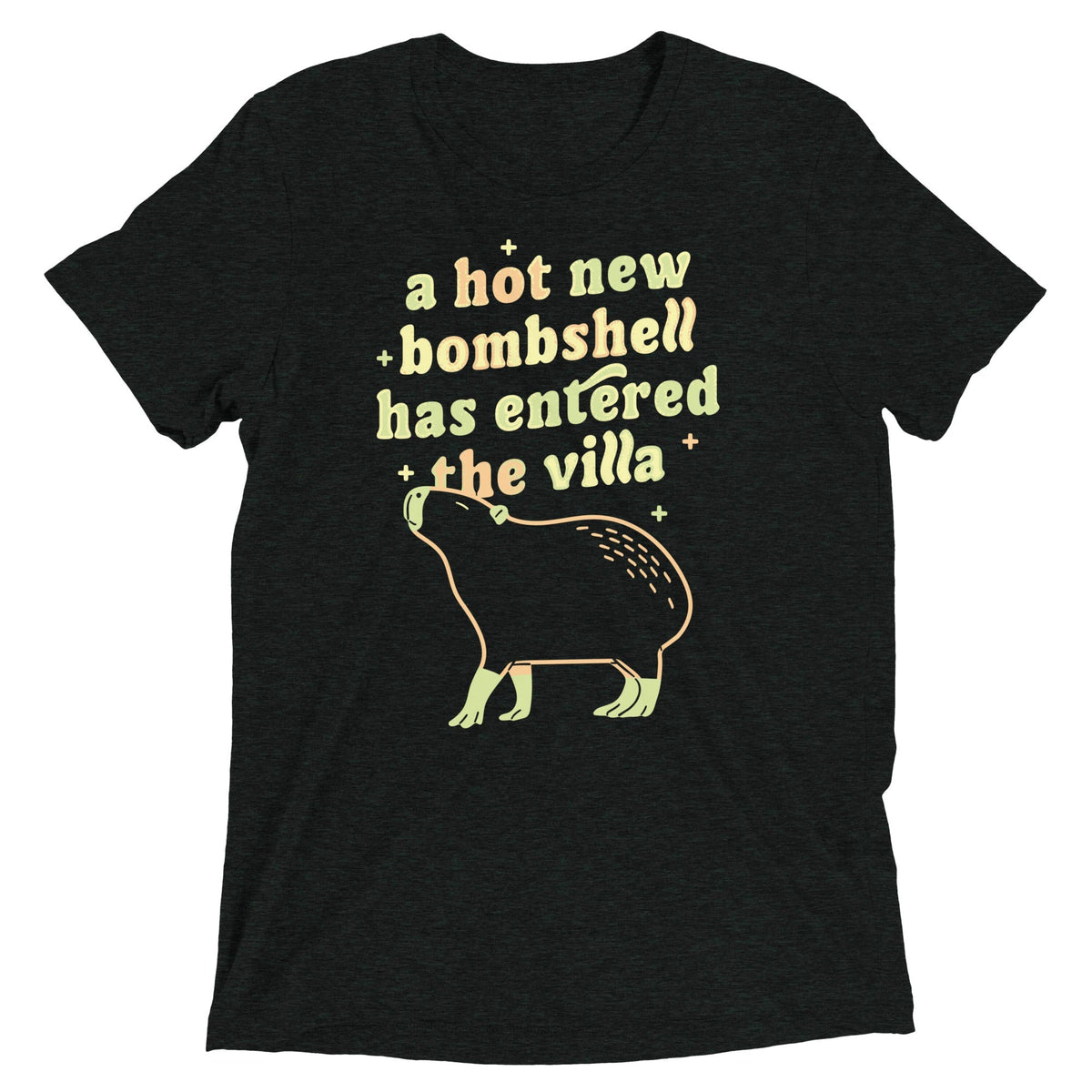 A Hot New Bombshell Has Entered The Villa Men's Tri-Blend Tee