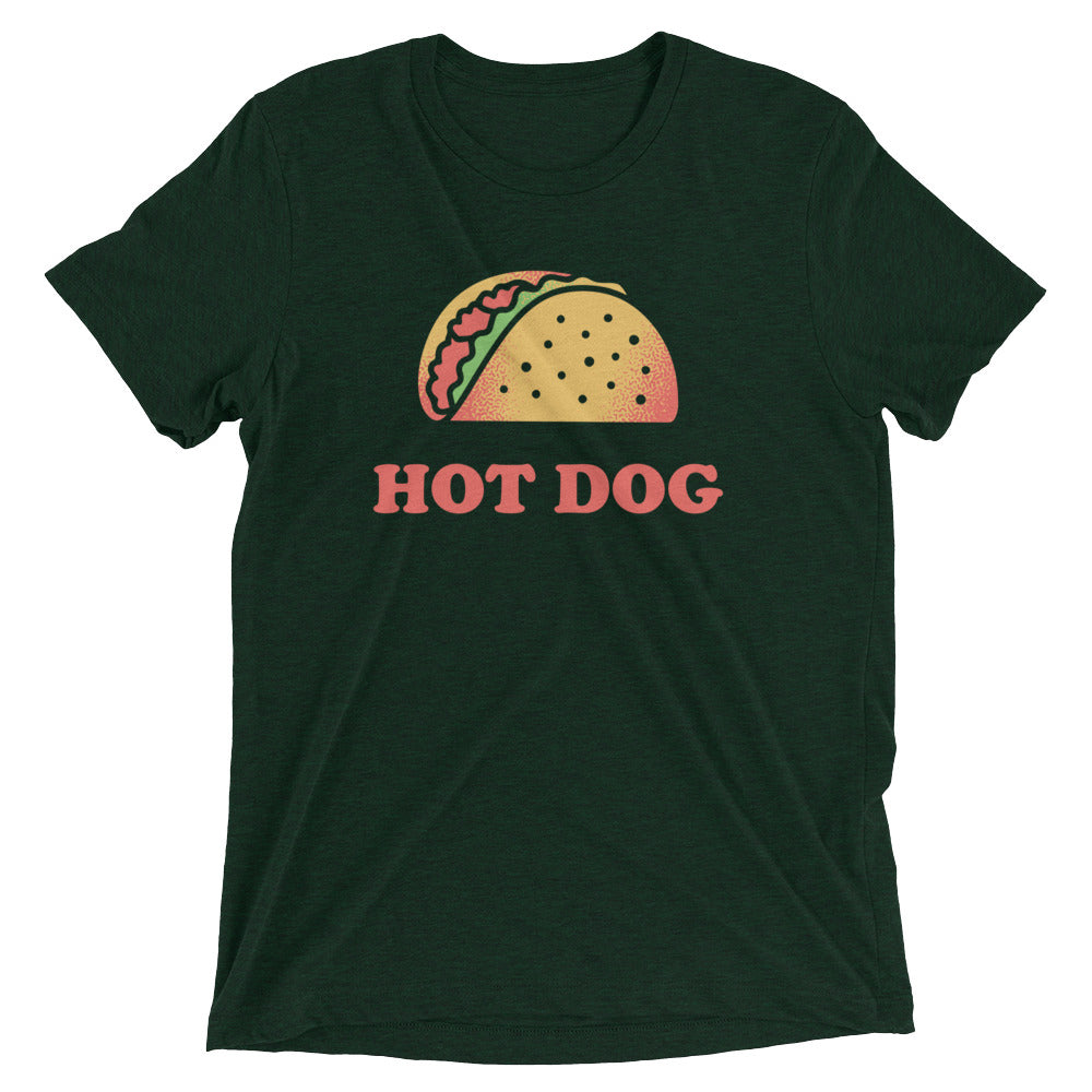 Taco Is A Hotdog Men's Tri-Blend Tee