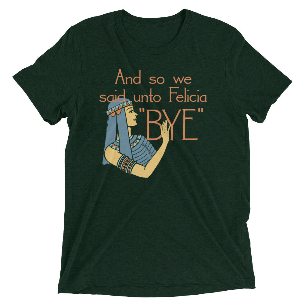 Bye Felicia Men's Tri-Blend Tee