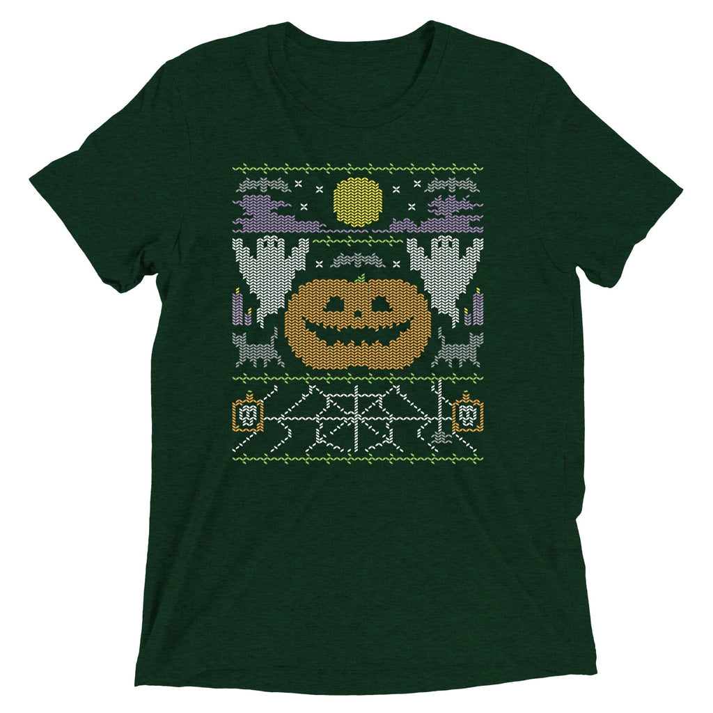 Ugly Halloween Sweater Men's Tri-Blend Tee
