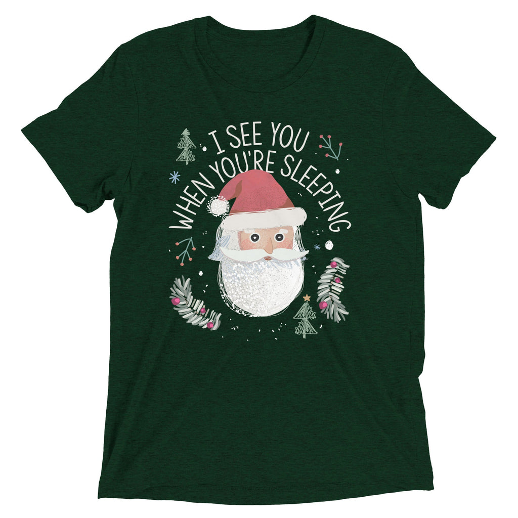 I See You When You're Sleeping Men's Tri-Blend Tee