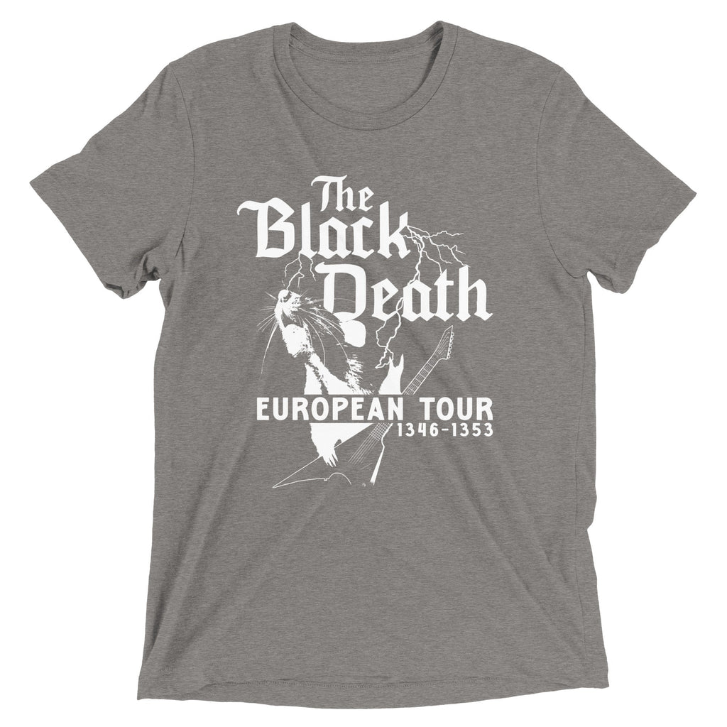 The Black Death European Tour Men's Tri-Blend Tee