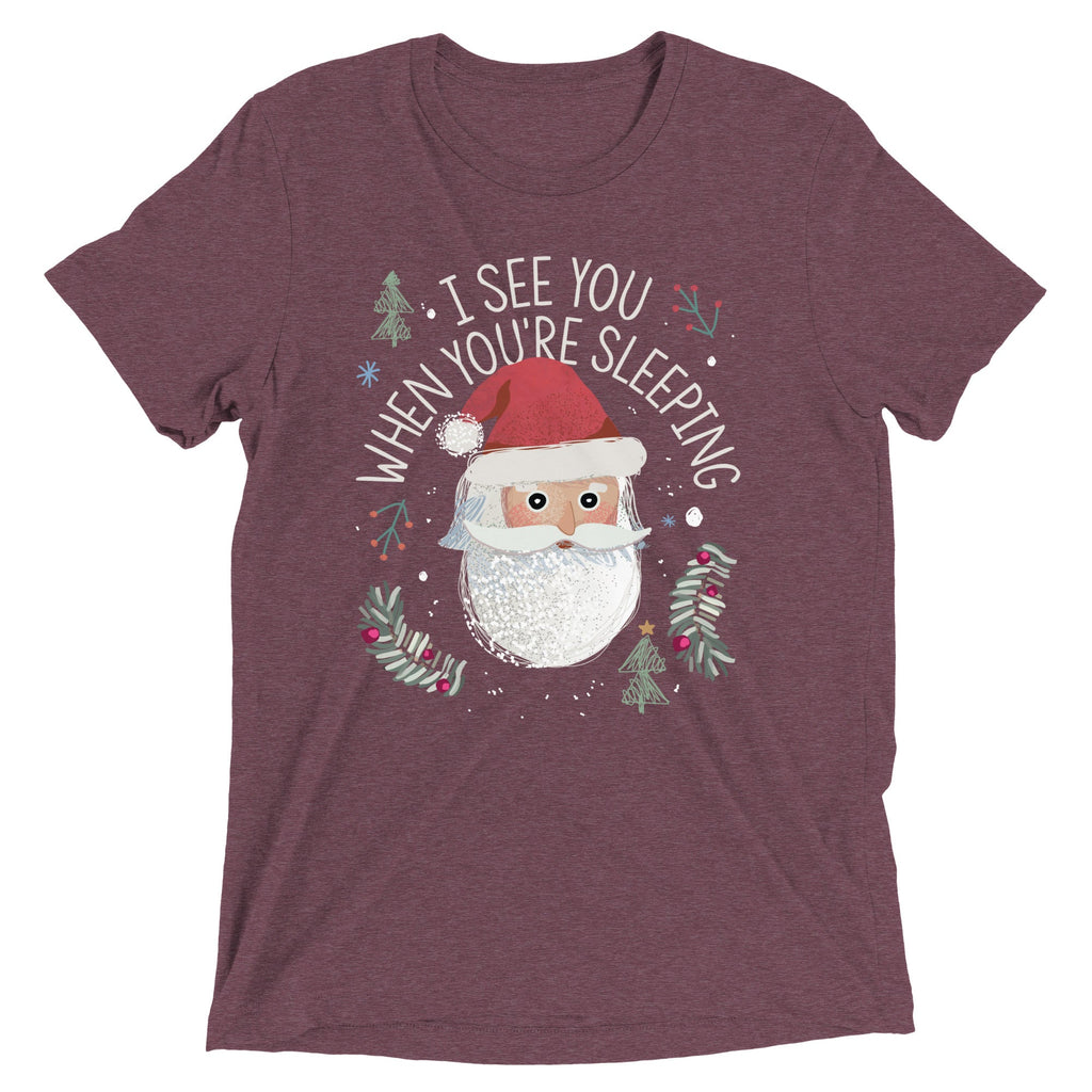 I See You When You're Sleeping Men's Tri-Blend Tee