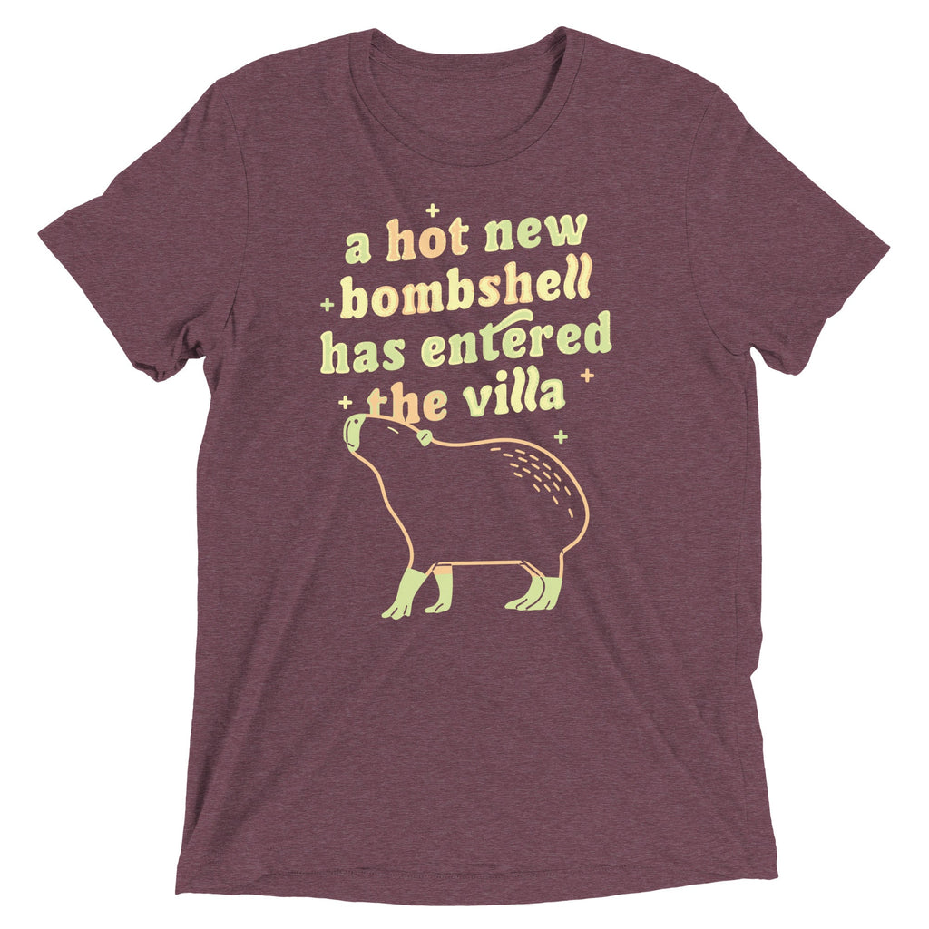 A Hot New Bombshell Has Entered The Villa Men's Tri-Blend Tee