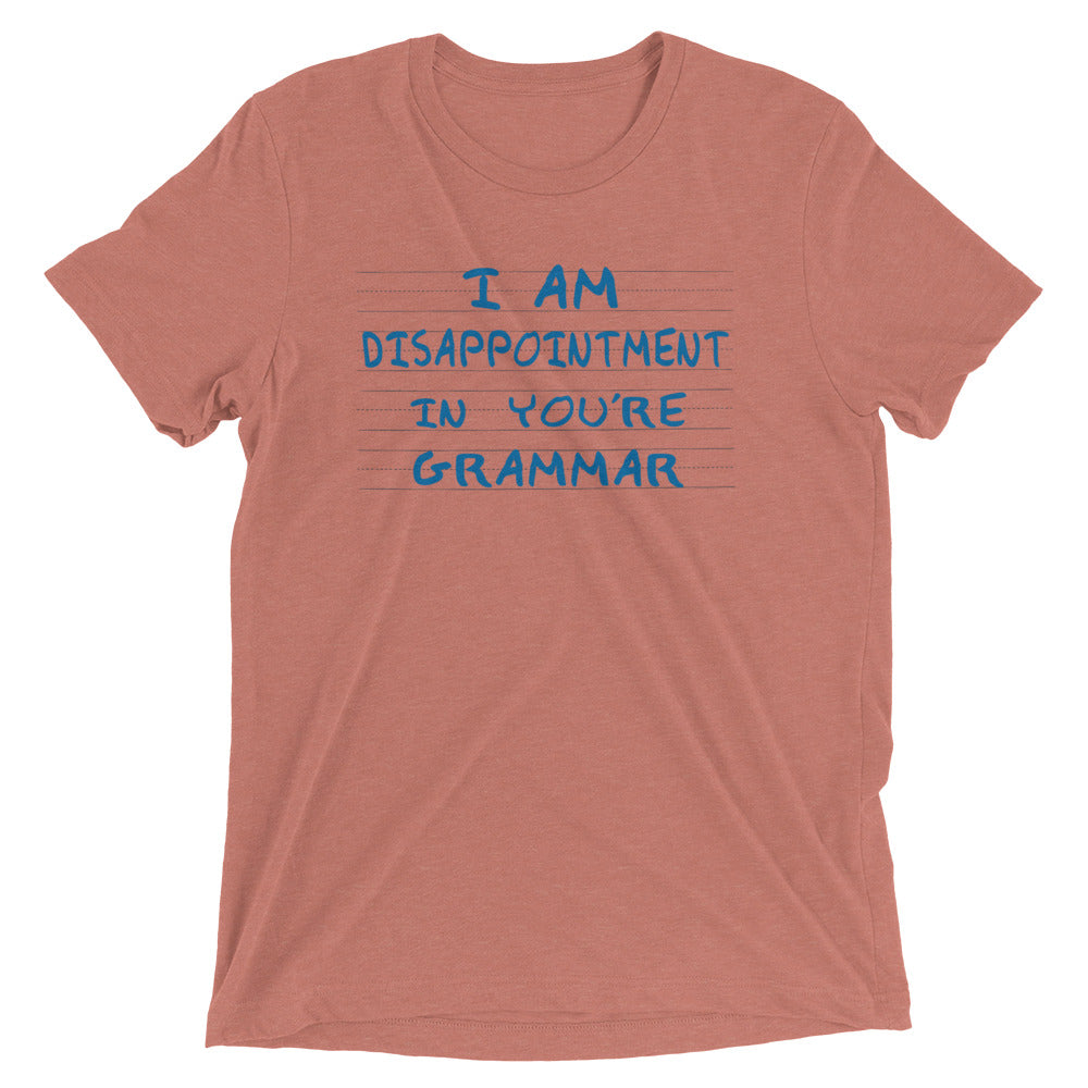 I Am Disappointment Men's Tri-Blend Tee