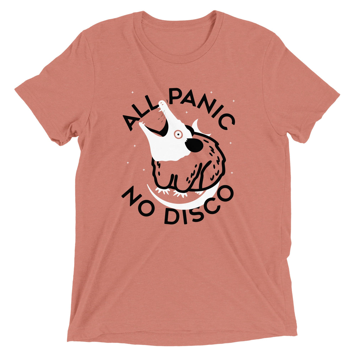 All Panic No Disco Men's Tri-Blend Tee