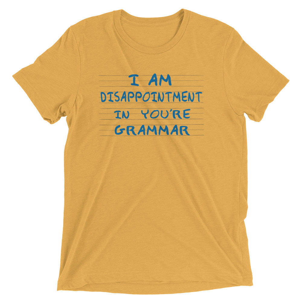 I Am Disappointment Men's Tri-Blend Tee