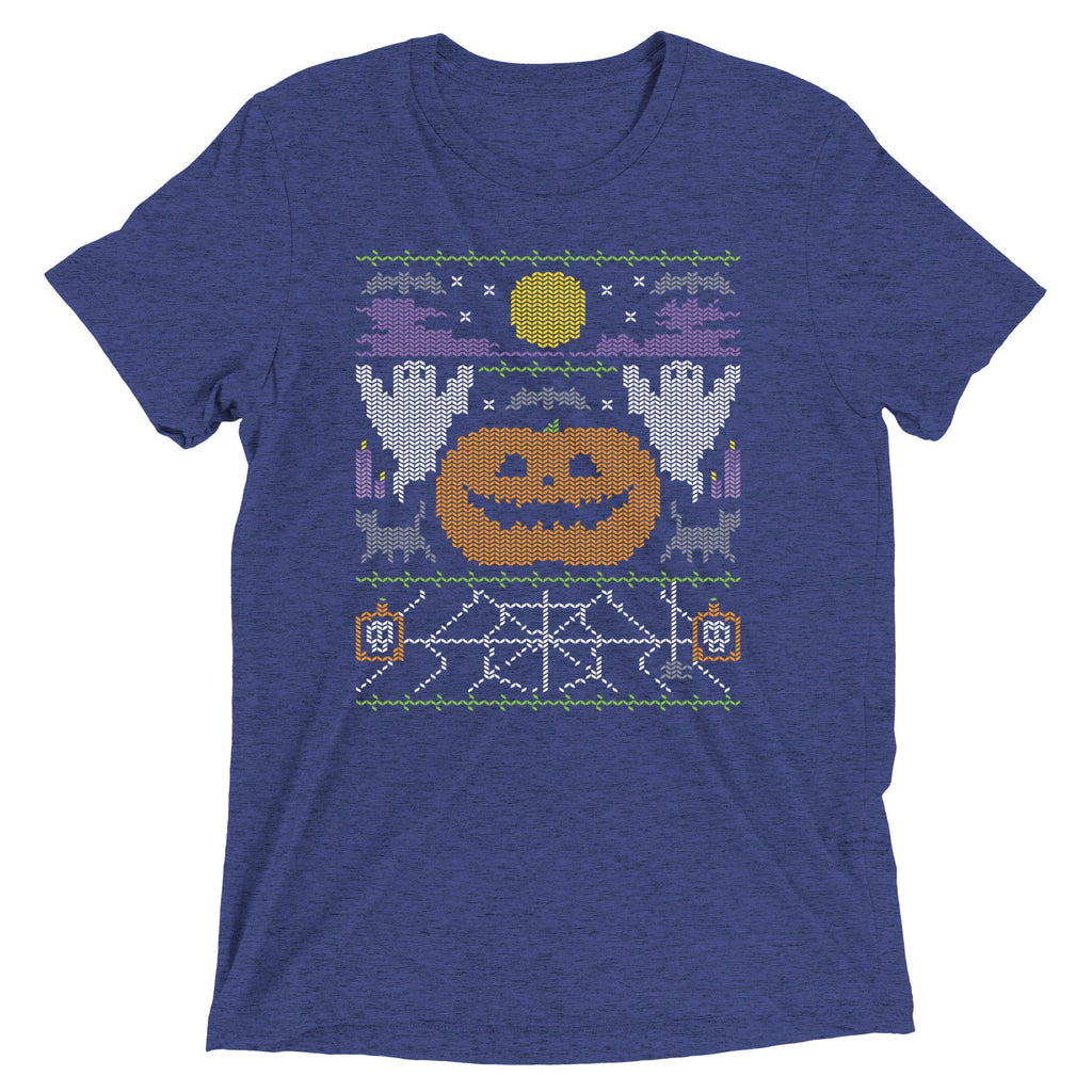Ugly Halloween Sweater Men's Tri-Blend Tee