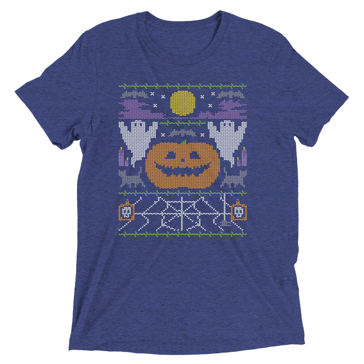 Ugly Halloween Sweater Men's Tri-Blend Tee