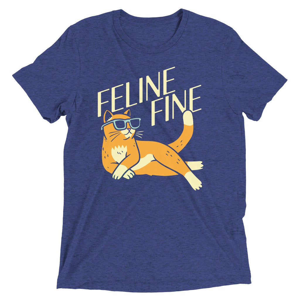 Feline Fine Men's Tri-Blend Tee
