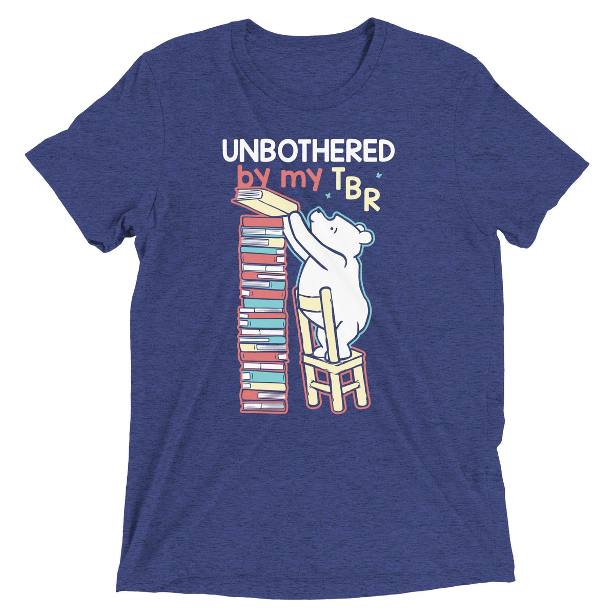 Unbothered By My TBR Men's Tri-Blend Tee