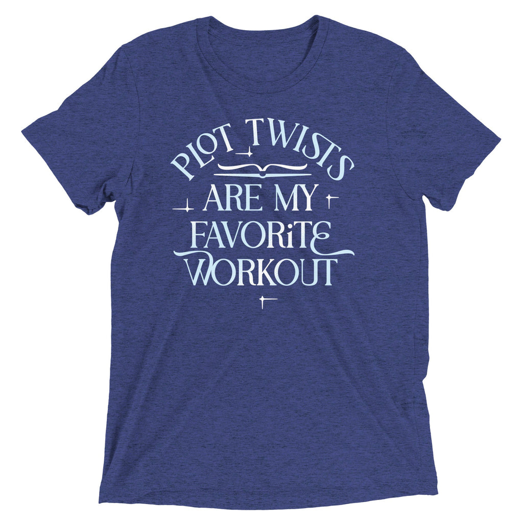 Plot Twists Are My Favorite Workout Men's Tri-Blend Tee