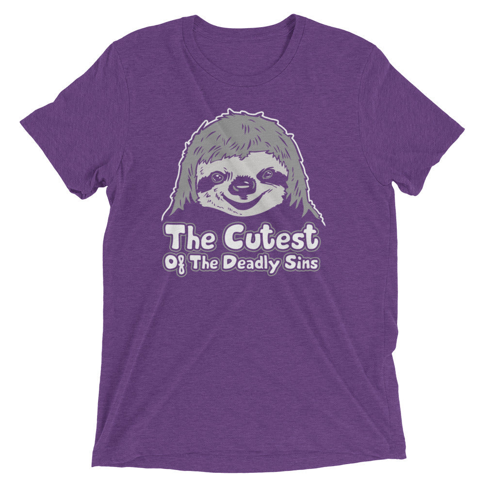 Sloth, The Cutest Of The Deadly Sins Men's Tri-Blend Tee