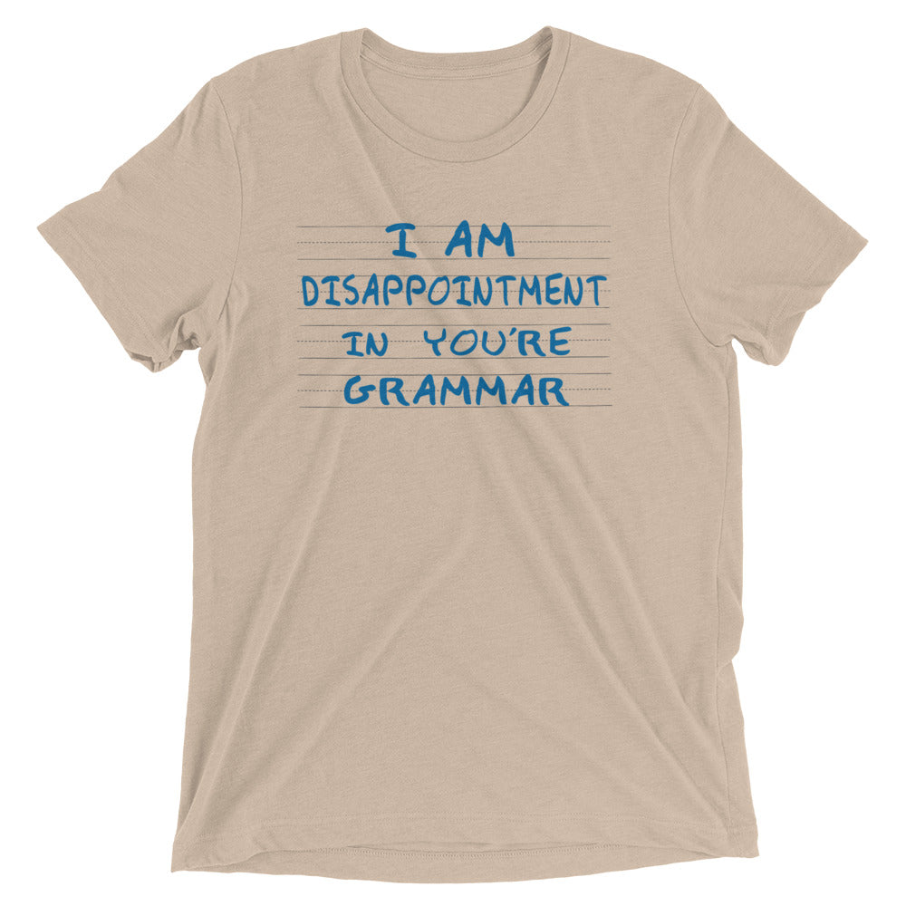 I Am Disappointment Men's Tri-Blend Tee