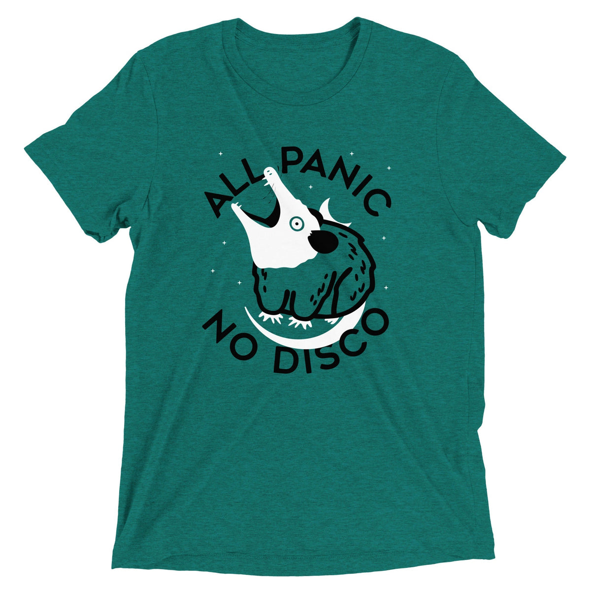 All Panic No Disco Men's Tri-Blend Tee