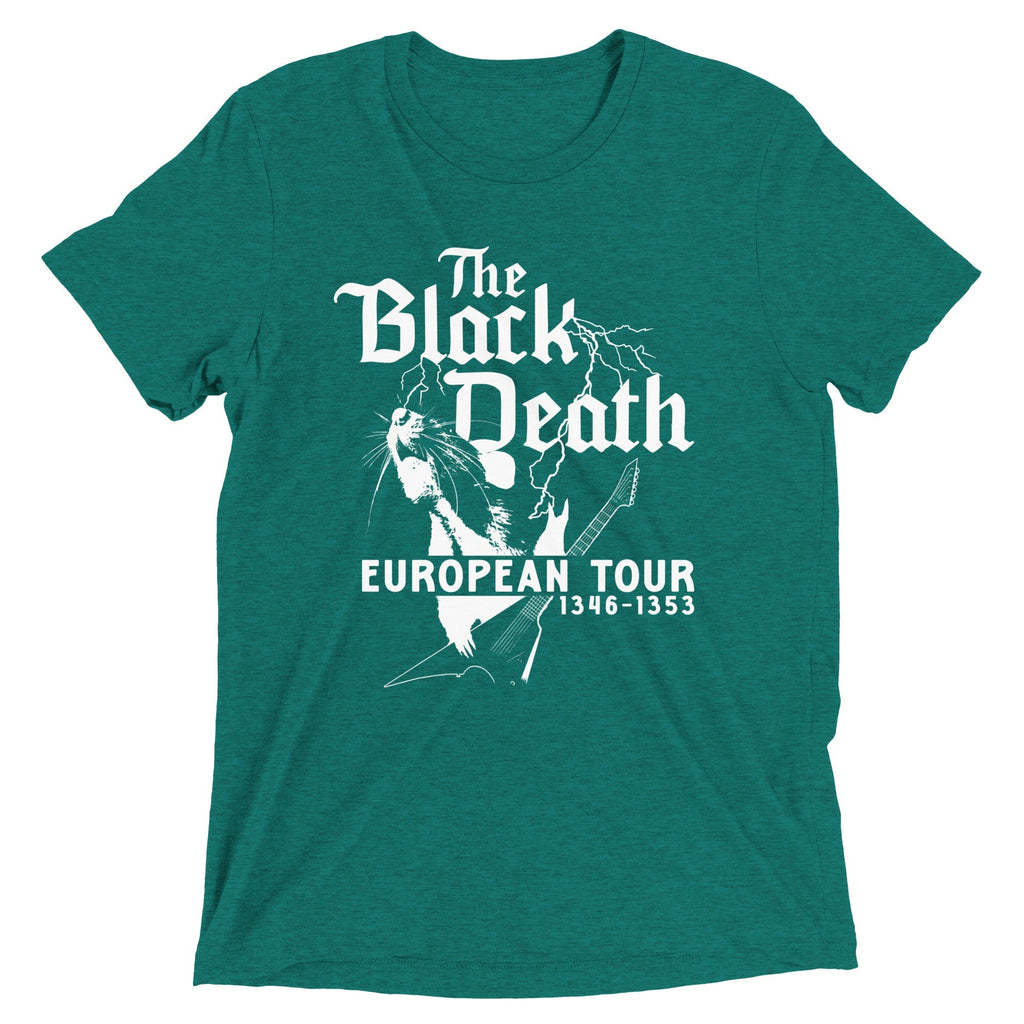 The Black Death European Tour Men's Tri-Blend Tee