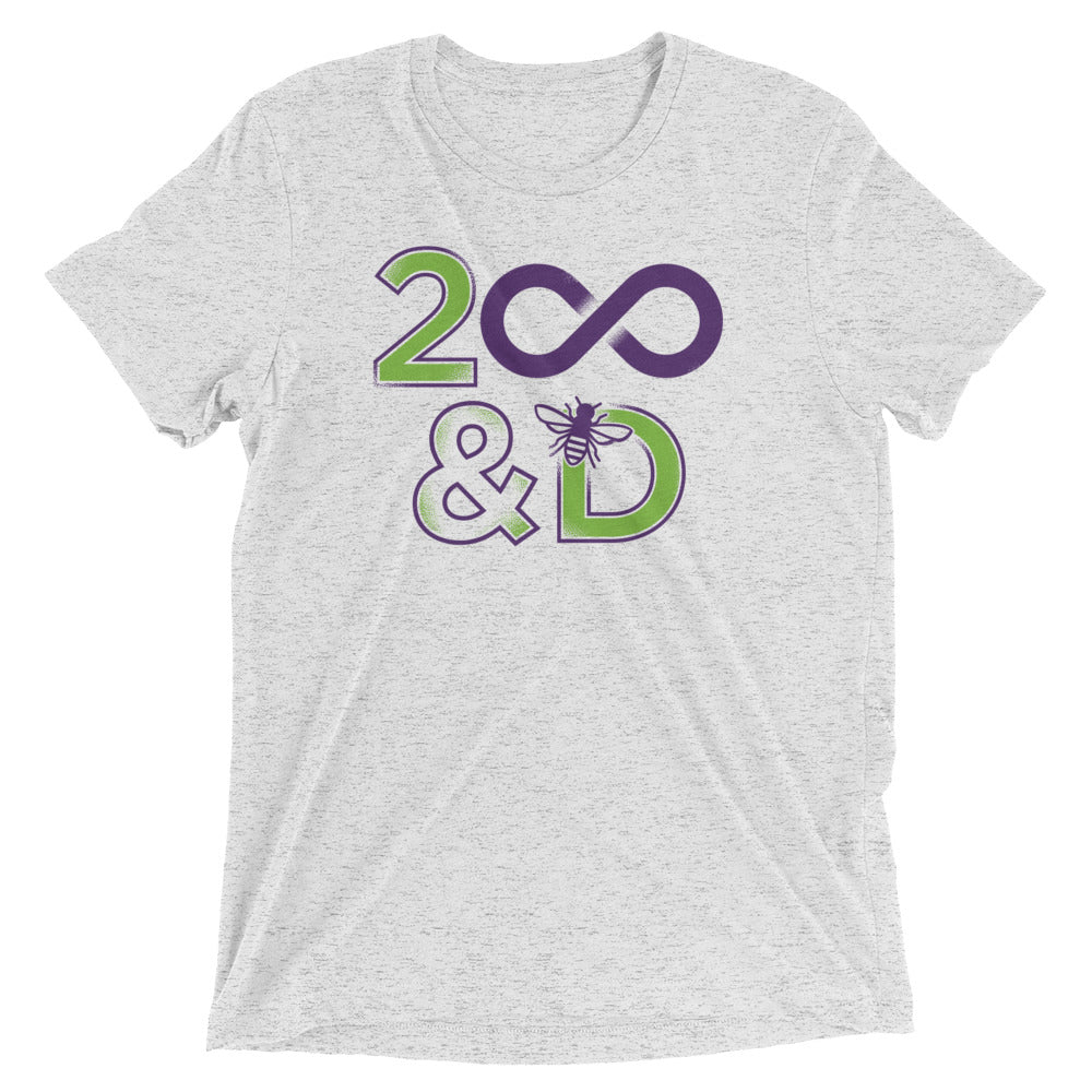 2 Infinity And B On D Men's Tri-Blend Tee