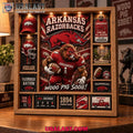 Arkansas Razorbacks Custom Frame Light Box
