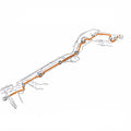 1939 Buick Special 248CID 8CYL 120″ WB 5/16″ Main Fuel Line, OE Steel