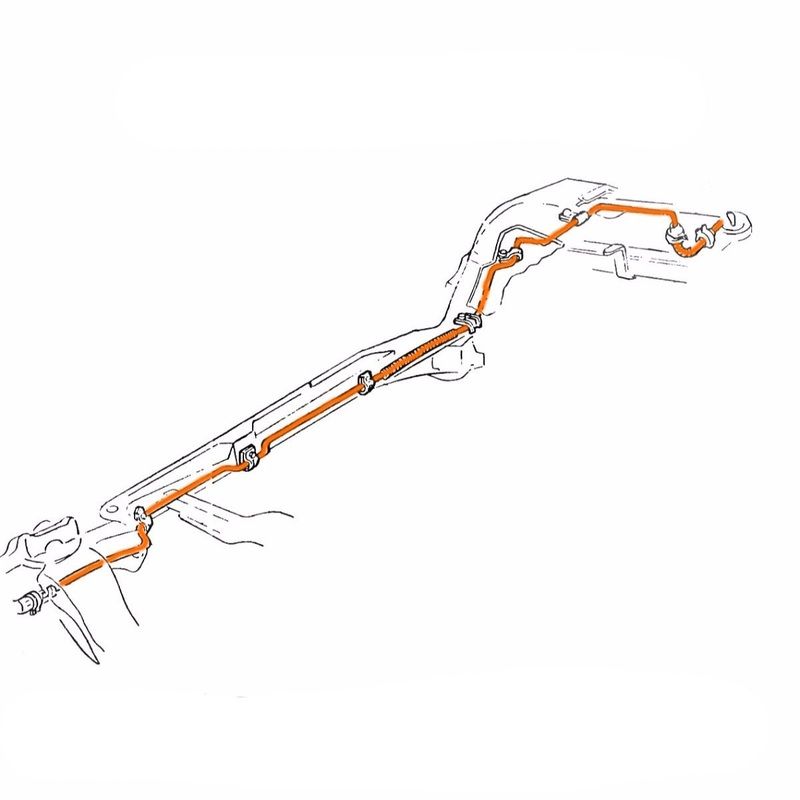 1939 Buick Special 248CID 8CYL 120″ WB 5/16″ Main Fuel Line, OE Steel