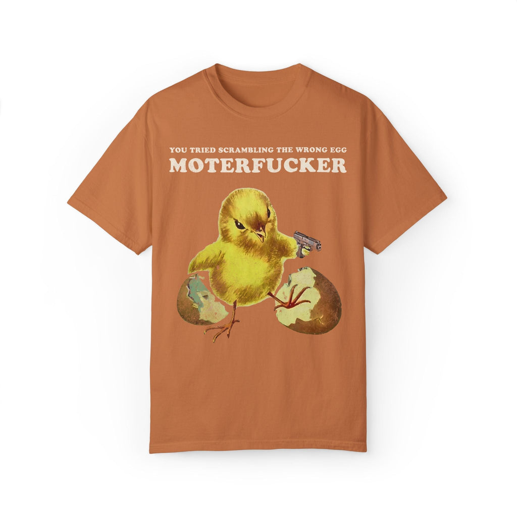 Vintage Angry Chick Funny Graphic Tee