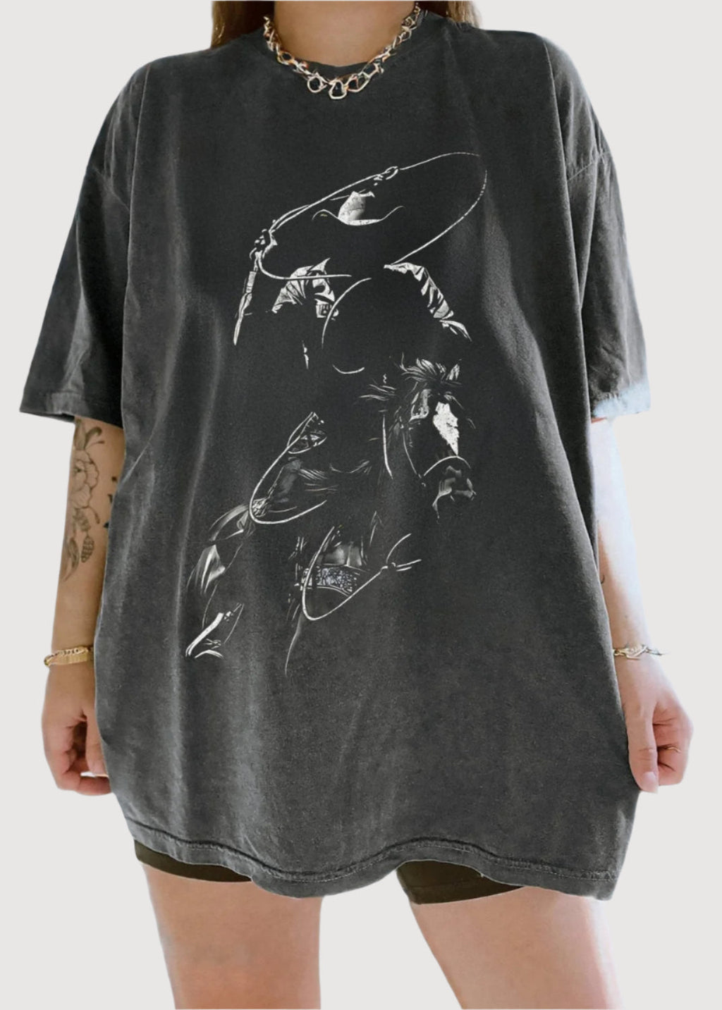Vintage Cowboy Silhouette Retro