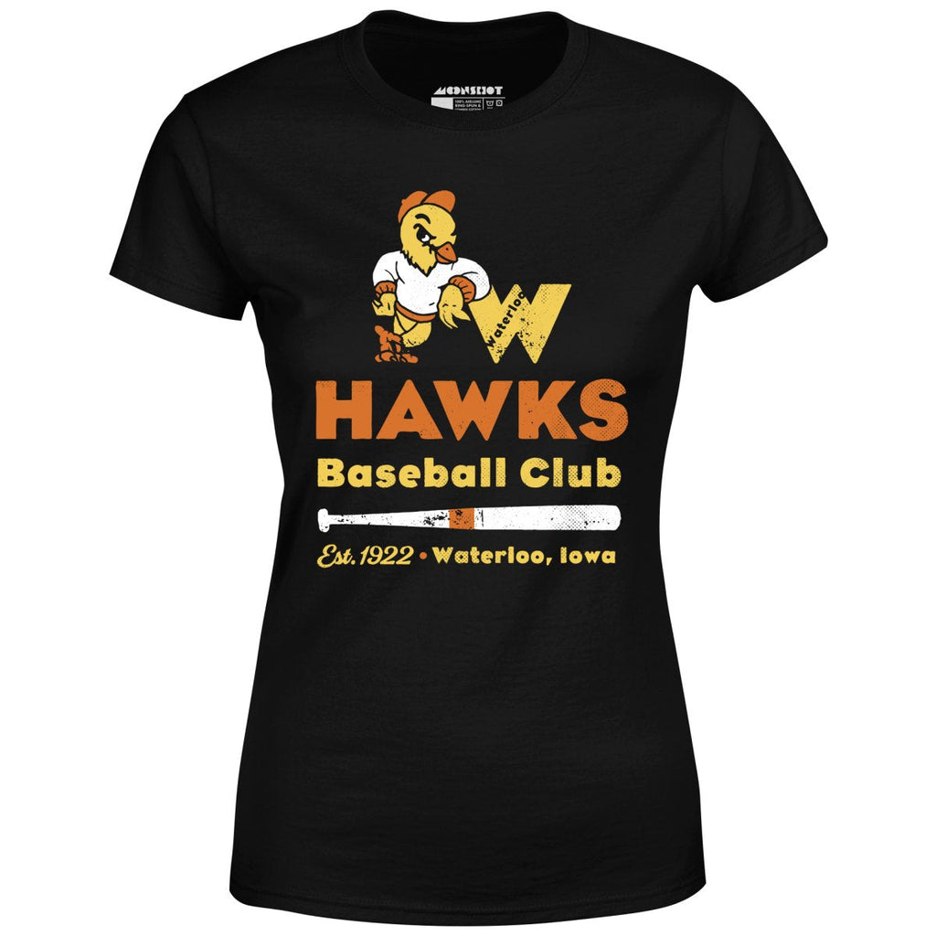 Waterloo Hawks - Iowa - Vintage Defunct Baseball Teams - Women's