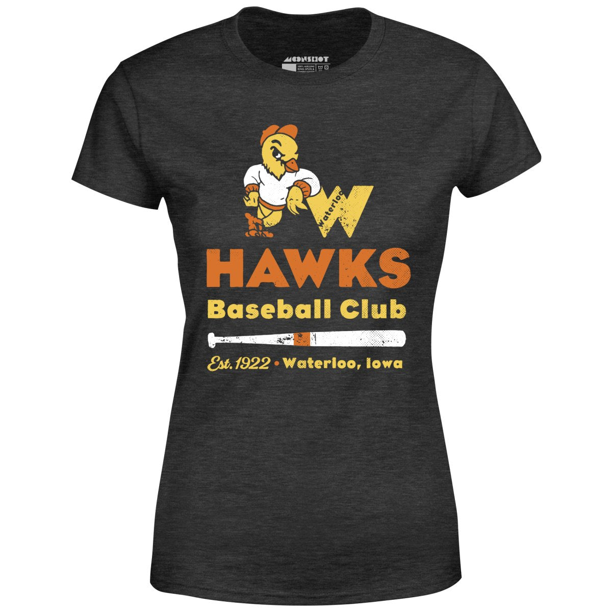 Waterloo Hawks - Iowa - Vintage Defunct Baseball Teams - Women's