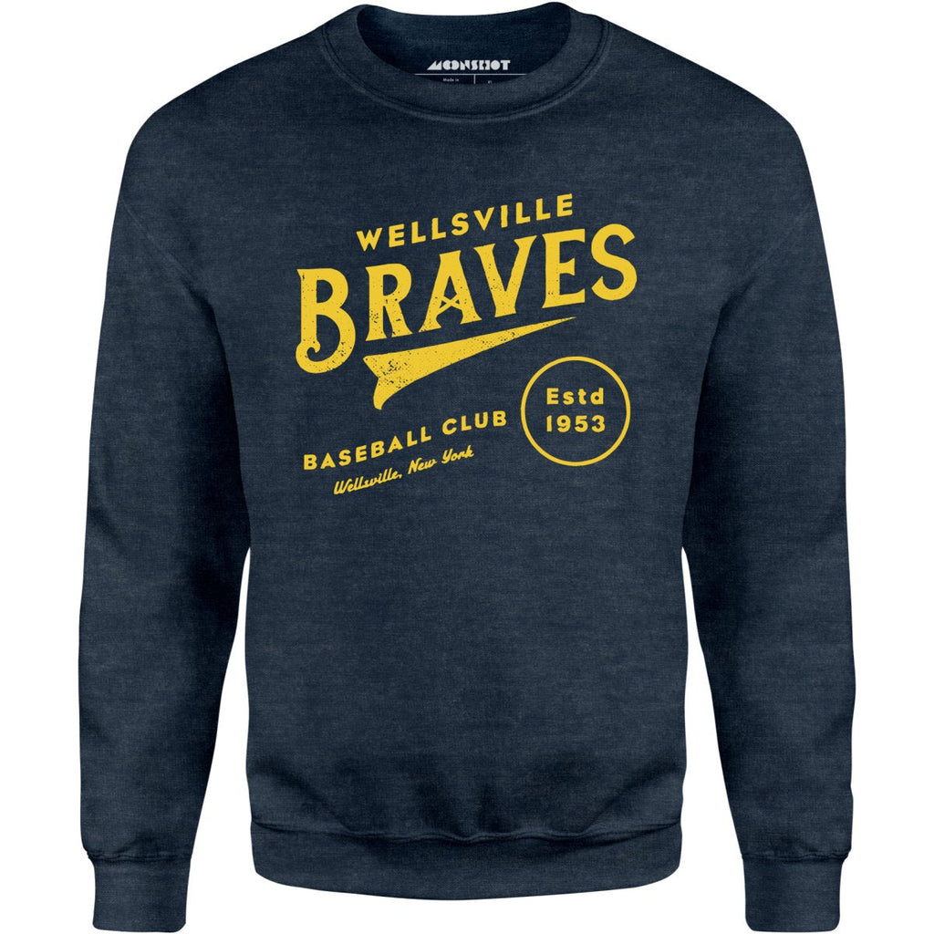 Wellsville Braves - New York - Vintage Defunct Baseball Teams - Unisex