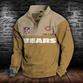 Chic ago Be ars Stand Collar Sweatshirts